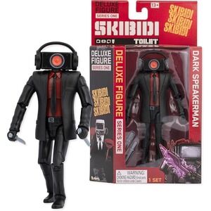 NEW - Skibidi Toilet Series One Dark Speakerman Deluxe Figure